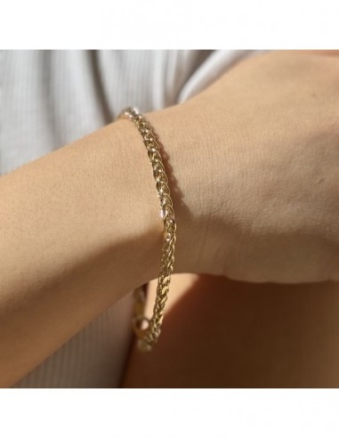 Bracciale Oro Giallo Quadrispiga 5GR [512dfc9a]