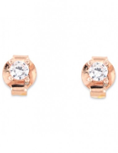 Orecchini Argento Rosato Punto Luce Seconda Misura [ed344941]