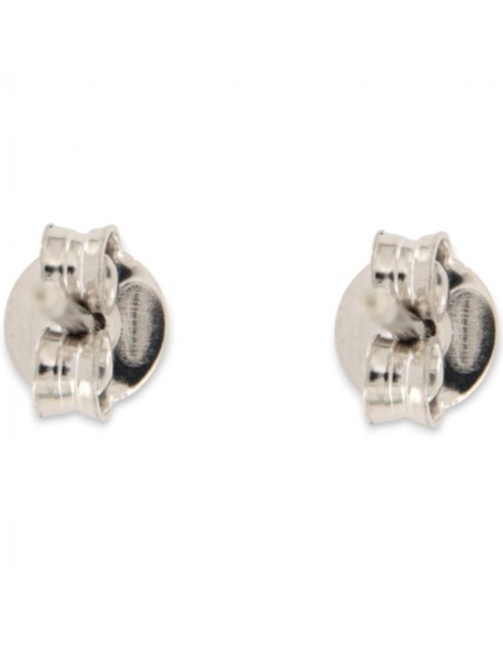 Orecchino Argento Rodiato Perla Bianca 6MM [b8b24d2b]