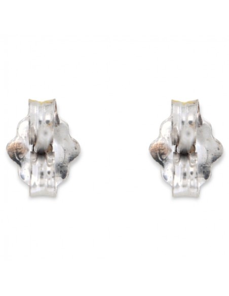 Orecchini Argento Rodiato Perla Bianca 3MM [308a6083]