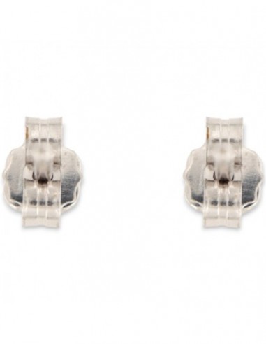 Orecchini Oro Bianco 6+1 Rubini 0,12 Diamanti 0,02 [3dcf0c33]