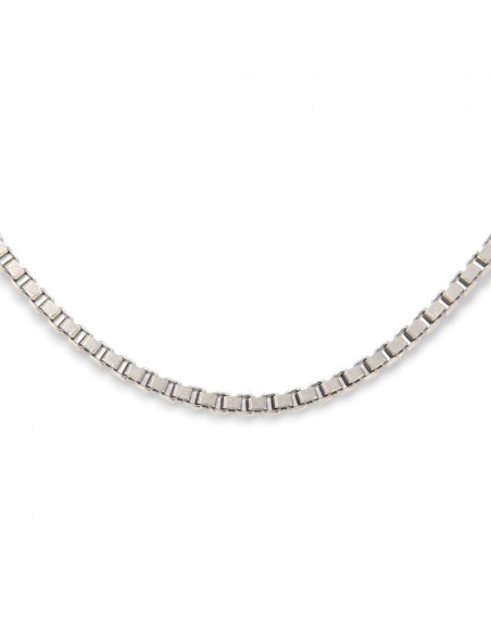 Collana Argento Rodiato Veneziana 45CM 4,65GR [a02795da]