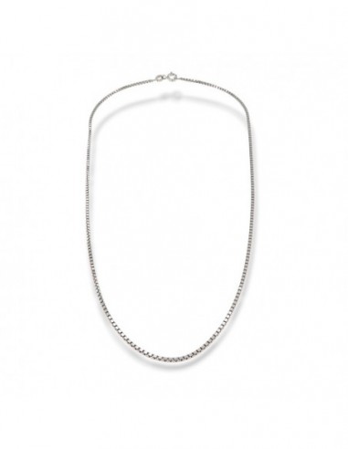 Collana Argento Rodiato Veneziana 45CM 4,65GR [a577d2c4]