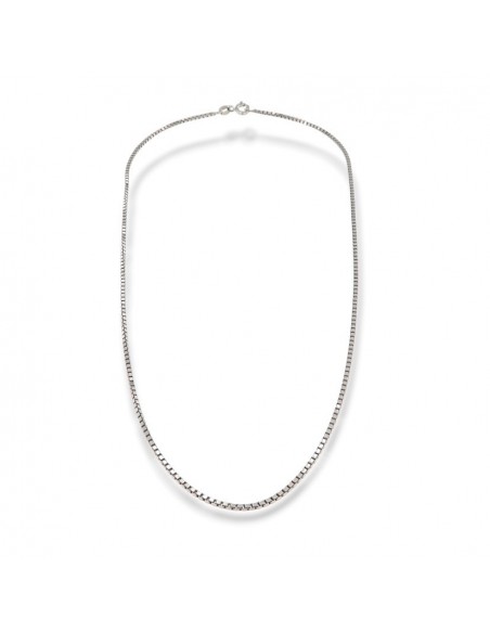 Collana Argento Rodiato Veneziana 45CM 4,65GR [a577d2c4]
