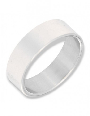 Anello veretta in argento 925 rodiato mm 3 con zirconi neri