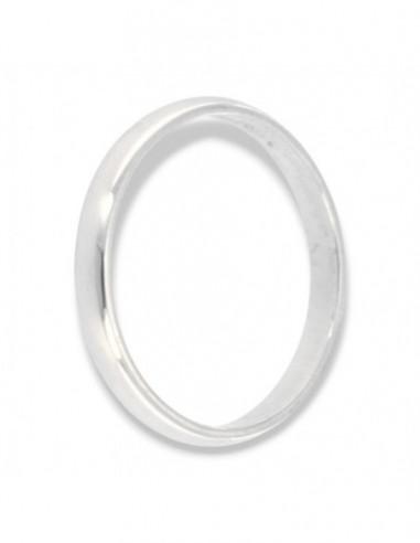 Anello Oro Bianco Fede Diana Fascia Larga 2GR [5612b997]