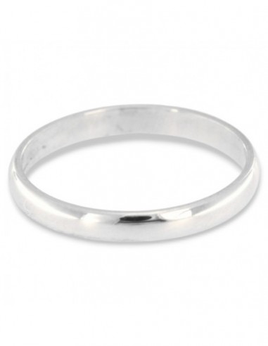 Anello Oro Bianco Fede Diana Fascia Larga 2GR [38293b9e]