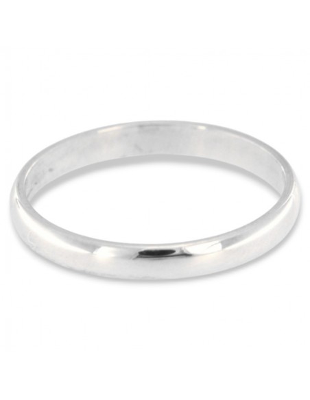 Anello Oro Bianco Fede Diana Fascia Larga 2GR [38293b9e]