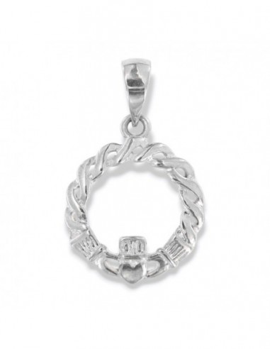Ciondolo Argento Rodiato Mani Con Cuore [480619f5]