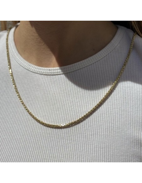 Collana Oro Giallo Maglia Quadrispiga 8,70GR [82fe0870]