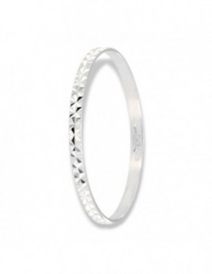 Anello Oro Bianco Fedina FD100 OB [39467de6]