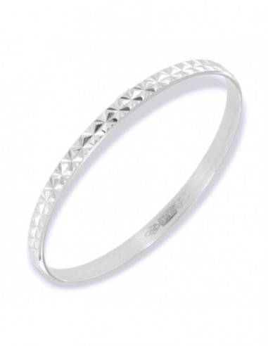 Anello Oro Bianco Fedina FD100 OB [dcbc565b]
