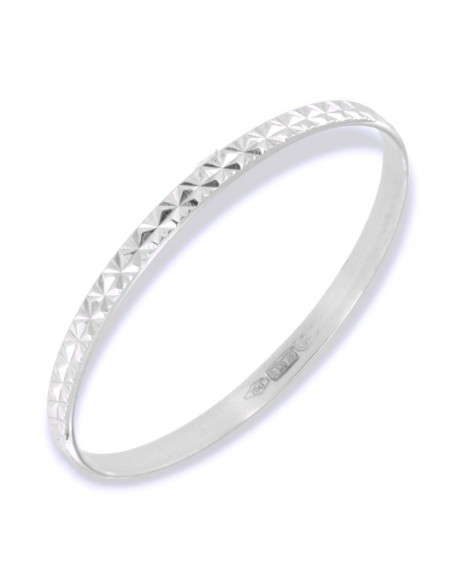 Anello Oro Bianco Fedina FD100 OB [dcbc565b]