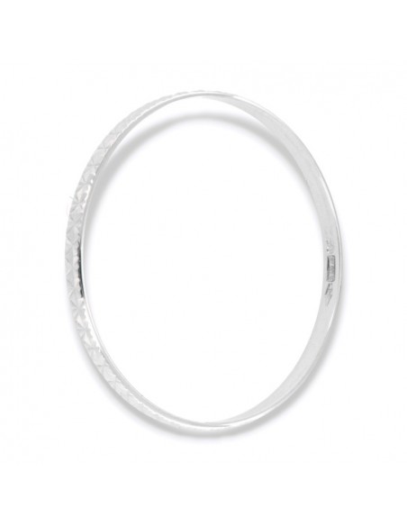 Anello Oro Bianco Fedina FD100 OB [d9ec1145]