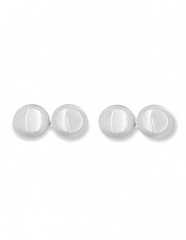 Gemelli Oro Bianco Tondi [cc98d26c]