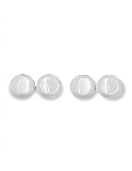 Gemelli Oro Bianco Tondi [cc98d26c]