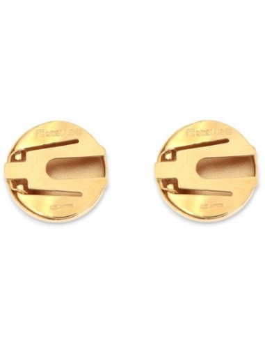Gemelli Oro Giallo Tondi Ornati [18846d44]