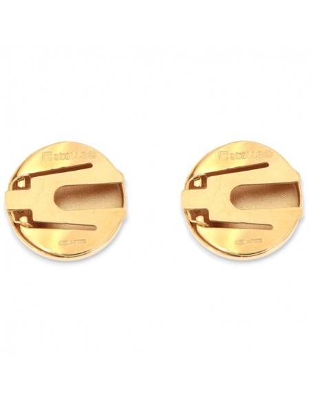 Gemelli Oro Giallo Tondi Ornati [18846d44]