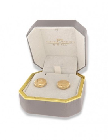 Gemelli Oro Giallo Tondi Ornati [aac9eb5e]