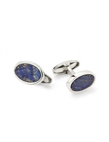 Gemelli In Argento Bianco Ag1426 Con Lapislazzuli [0af5ff26]