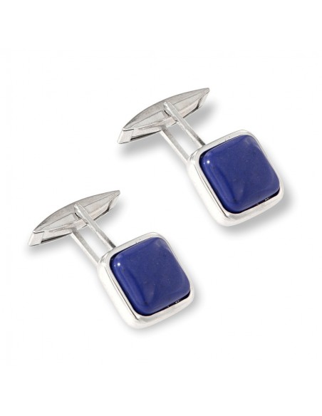 Gemelli Argento Rodiato Lapislazzulo Blu [bcd353f5]
