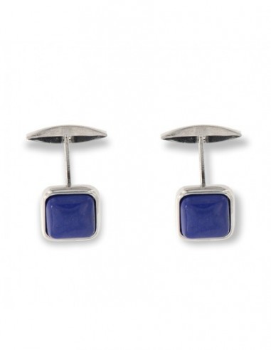 Gemelli Argento Rodiato Lapislazzulo Blu [b98314eb]