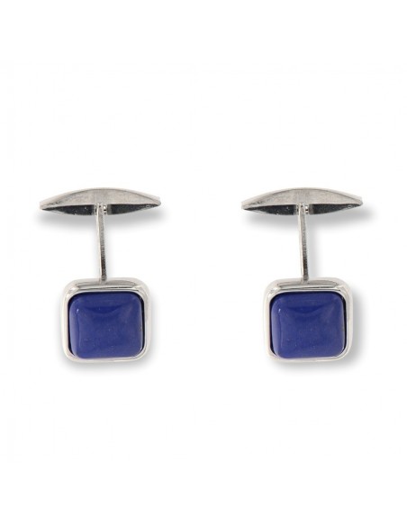 Gemelli Argento Rodiato Lapislazzulo Blu [b98314eb]