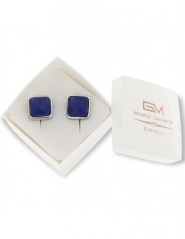 Gemelli Argento Rodiato Lapislazzulo Blu [0e9ed5ef]