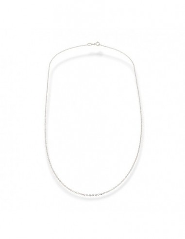 Collana Oro Bianco Diamantina 45CM 1GR [dadad12e]