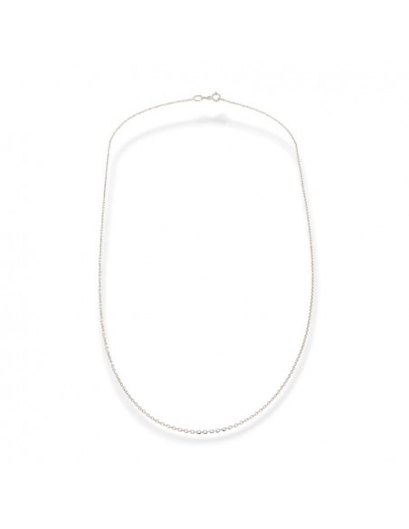 Collana Oro Bianco Diamantina 45CM 1GR [dadad12e]