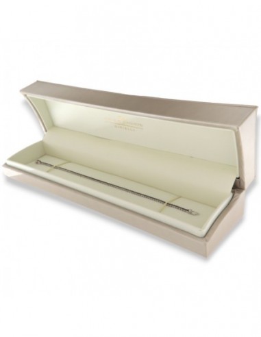 Bracciale Oro Bianco Tennis Diamanti Neri 0,45CT [a4ecf733]