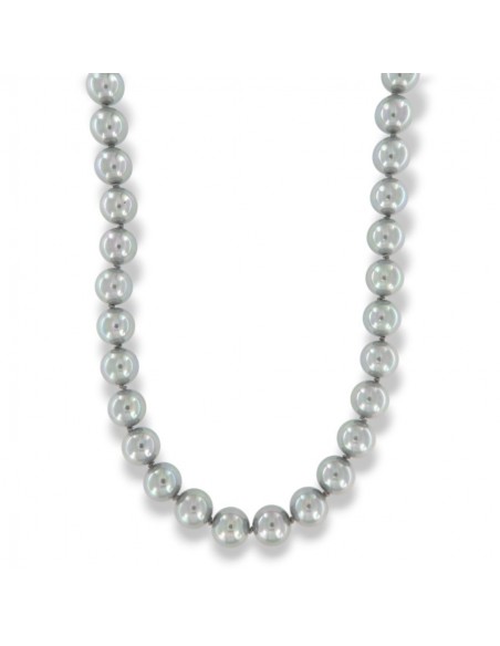 Collana Perle Girge 10MM Chiusura Argento Rodiato [2a443145]