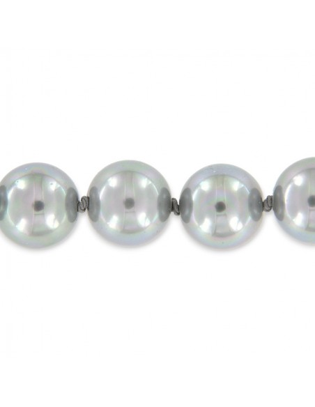 Collana Perle Girge 10MM Chiusura Argento Rodiato [a2e60b88]