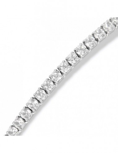 Bracciale Argento Rodiato Tennis Zirconi Bianchi 2MM [421c45da]
