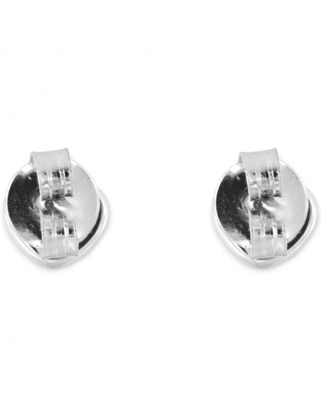 Orecchini Argento Rodiato Cuore Zirconi Bianchi [01ba60db]