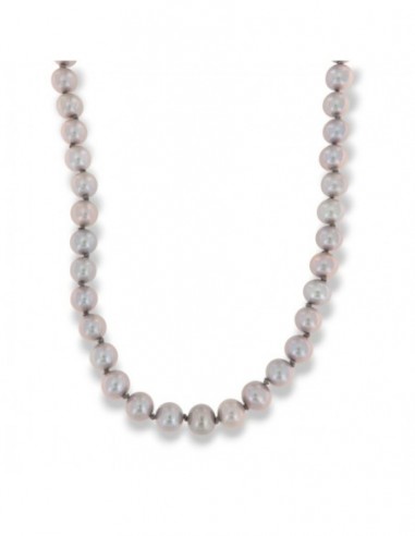 Collana Perle Naturali Chiusura Oro Bianco [f3d56f89]