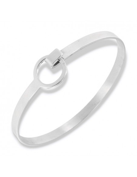 Bracciale Argento Rodiato Schiava Ad Incastro [52e16772]