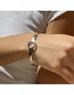 Bracciale Argento Rodiato Schiava Ad Incastro [52e16772] 2