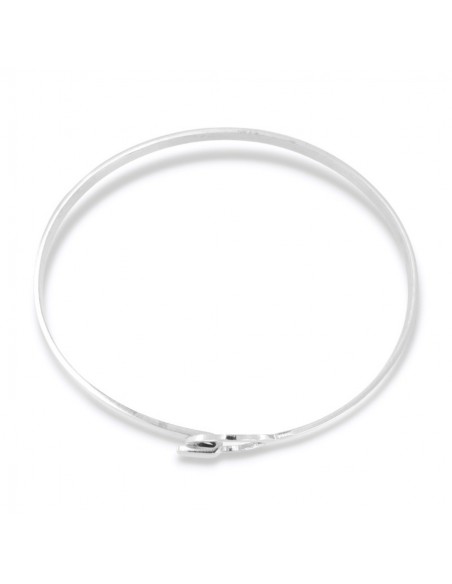 Bracciale Argento Rodiato Schiava Ad Incastro [5d831856]