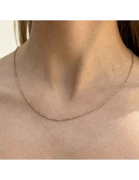 Collana Acciaio Rosato Rollina [67d0975d]