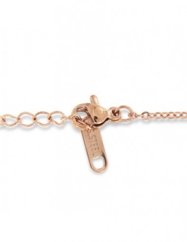 Collana Acciaio Rosato Rollina [6280d043]