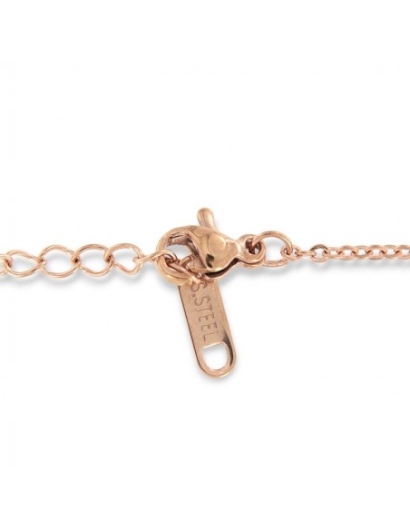 Collana Acciaio Rosato Rollina [6280d043]