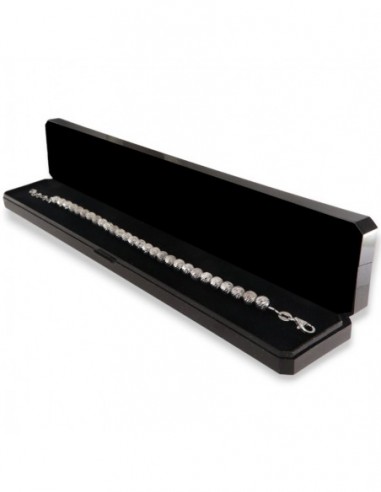 Bracciale Argento Rodiato Sfere Rigate [53788379]