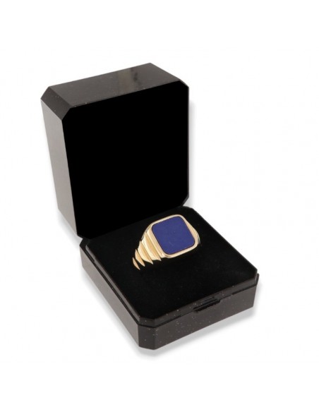 Anello Argento Dorato Chevalier Lapislazzulo [92736753]