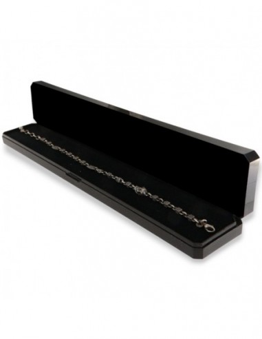 Bracciale Argento Brunito Teschio Zirconi Neri [8a5099c5]