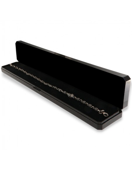 Bracciale Argento Brunito Teschio Zirconi Neri [8a5099c5]