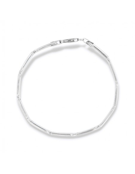 Bracciale Argento Rodiato Piastre Unite [85501529]