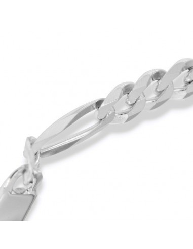 Bracciale Argento Rodiato Grumetta Piastra Cent. [0a0f47f3]