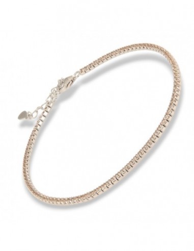 Bracciale Argento Tennis Zirconi Champagne 1,5MM [98424cda]