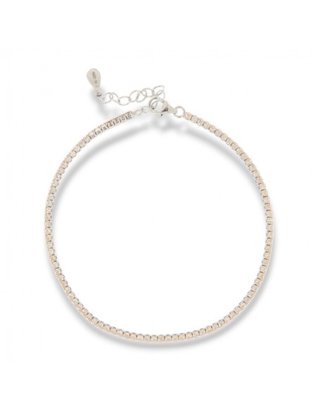 Bracciale Argento Tennis Zirconi Champagne 1,5MM [3053dd6e]